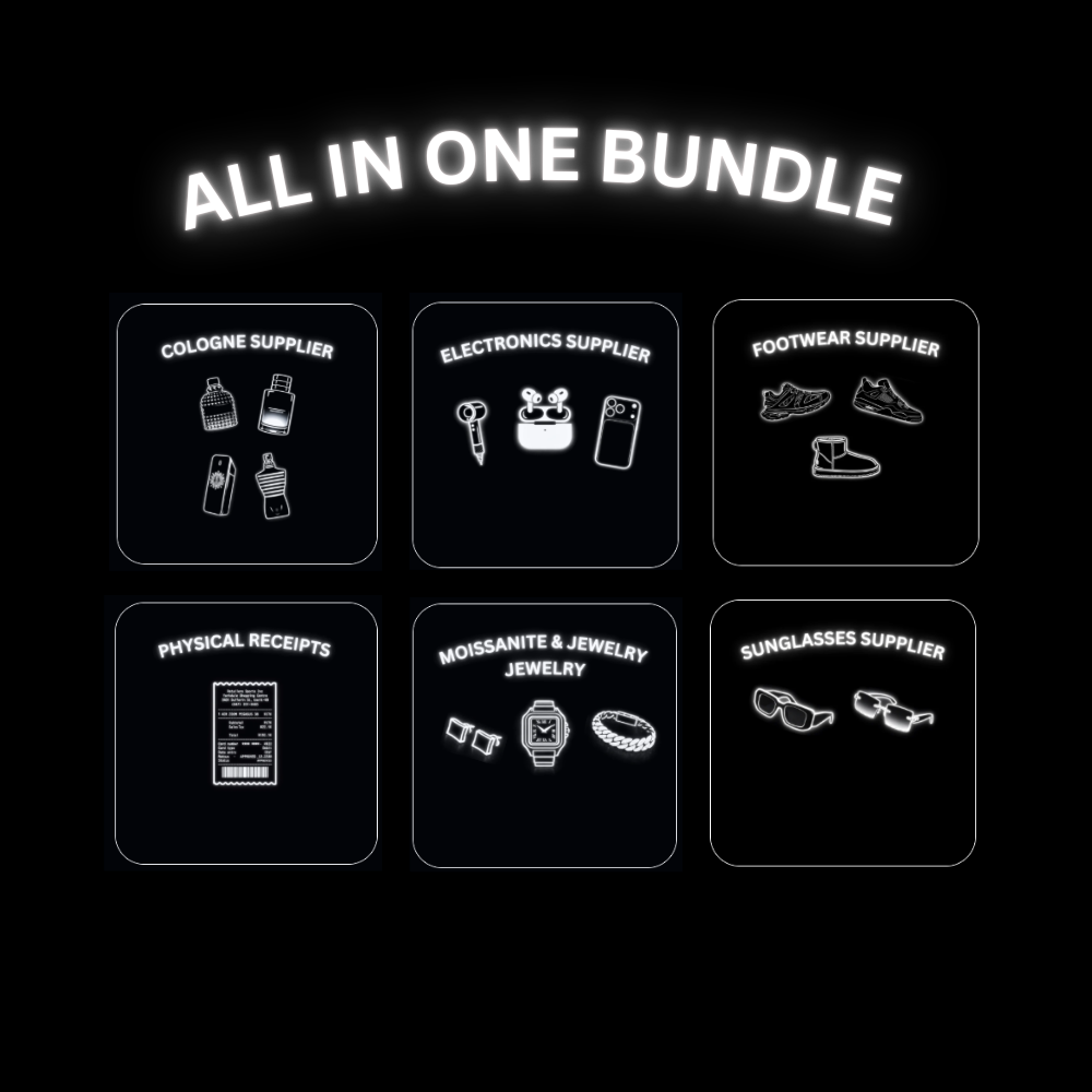 All Suppliers Bundle + Receipts